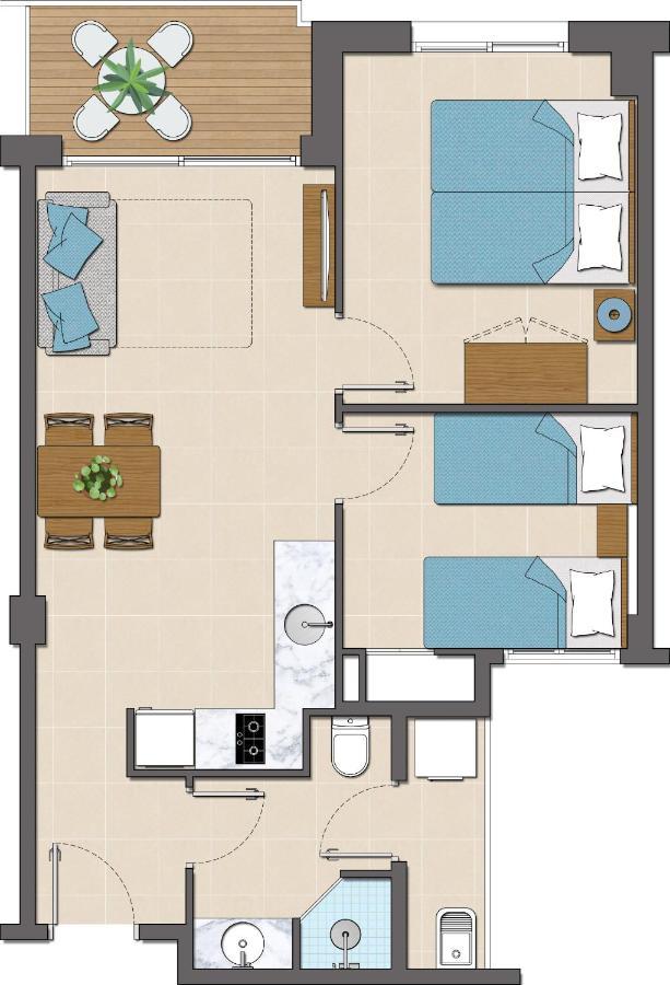Two-Bedroom Apartment Borodin Street view