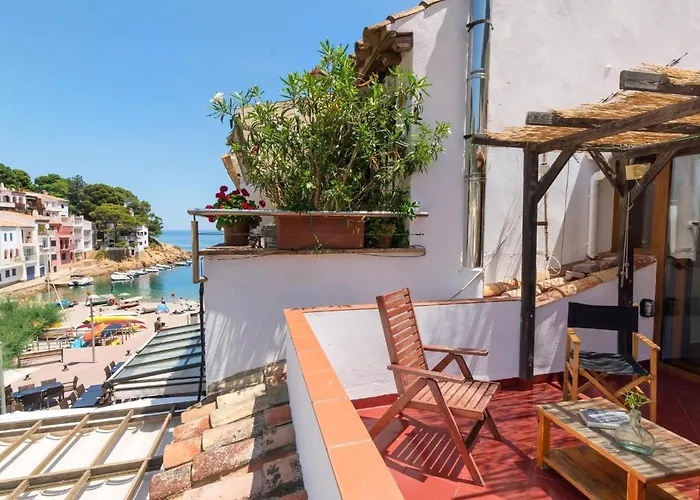 Pet friendly Charming Fisherman'S House Sa Tuna Beach Begur