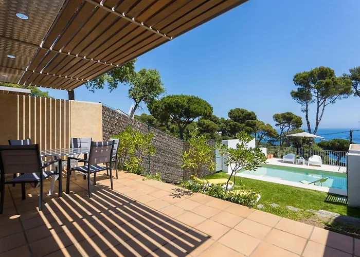 Frontline Sea Villa With Private Pool In Calella - Proa Calella De Palafrugell